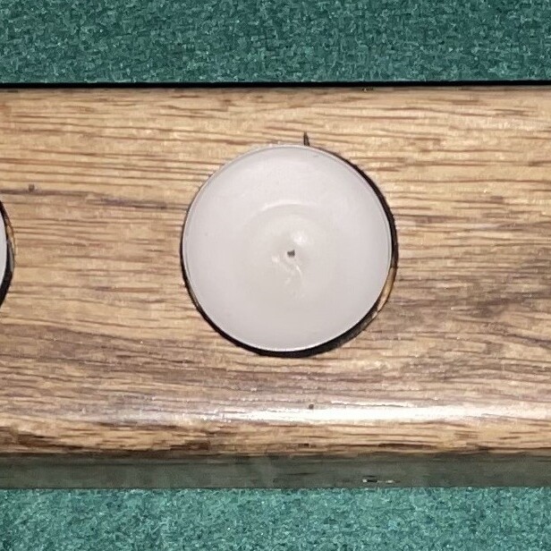 Tealights Holder - 7 Lights Ofram Repurposed TH07OFR001 450x70x50mm  R380.00
