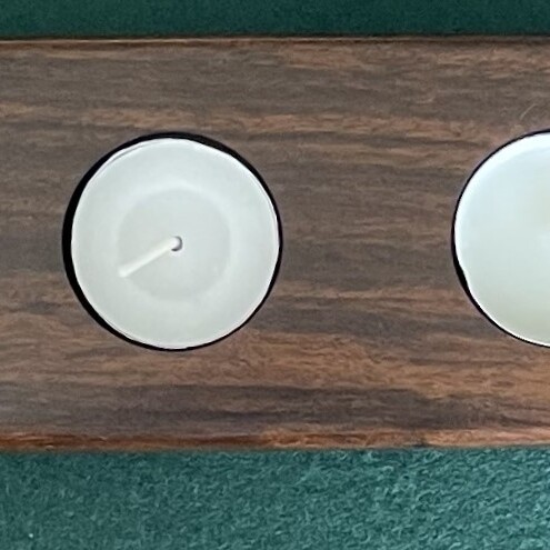 Tealights Holder - 7 Lights Imbuia TH07IMB002  565x75x38mm R480