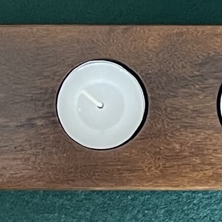 Tealights Holder -7 Lights Imbuia TH07IMB003  600x70x38mm R480