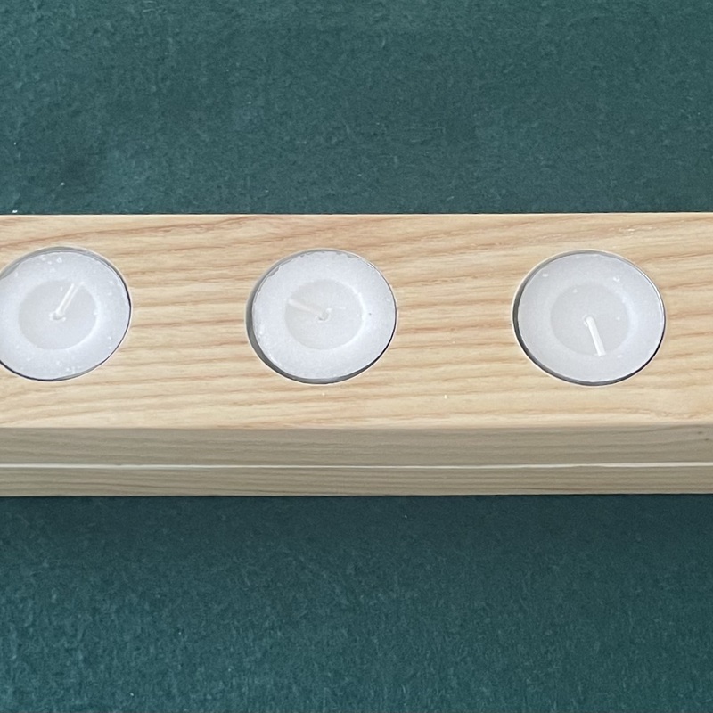 Tealights Holder - Ash 7 Lights TH07ASH001  565x65x50mm  R380.00
