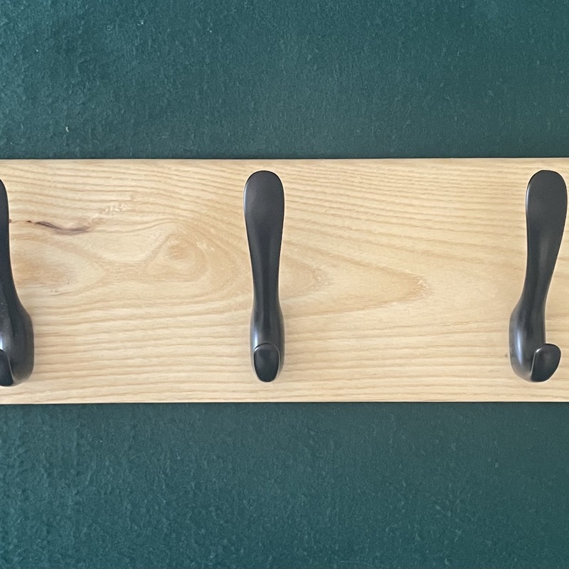 Coat Rack - Ash 5 Hooks CR05ASH001 800x145x25mm
R980