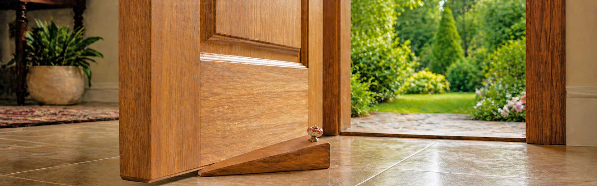 Hardwood Door Stoppers in the Standard Variety, by Benjawbski Designs