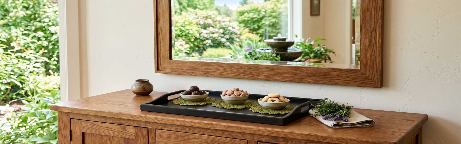 Hardwood Trays and Wooden Mirror Frames etc. by Benjawbski Designs